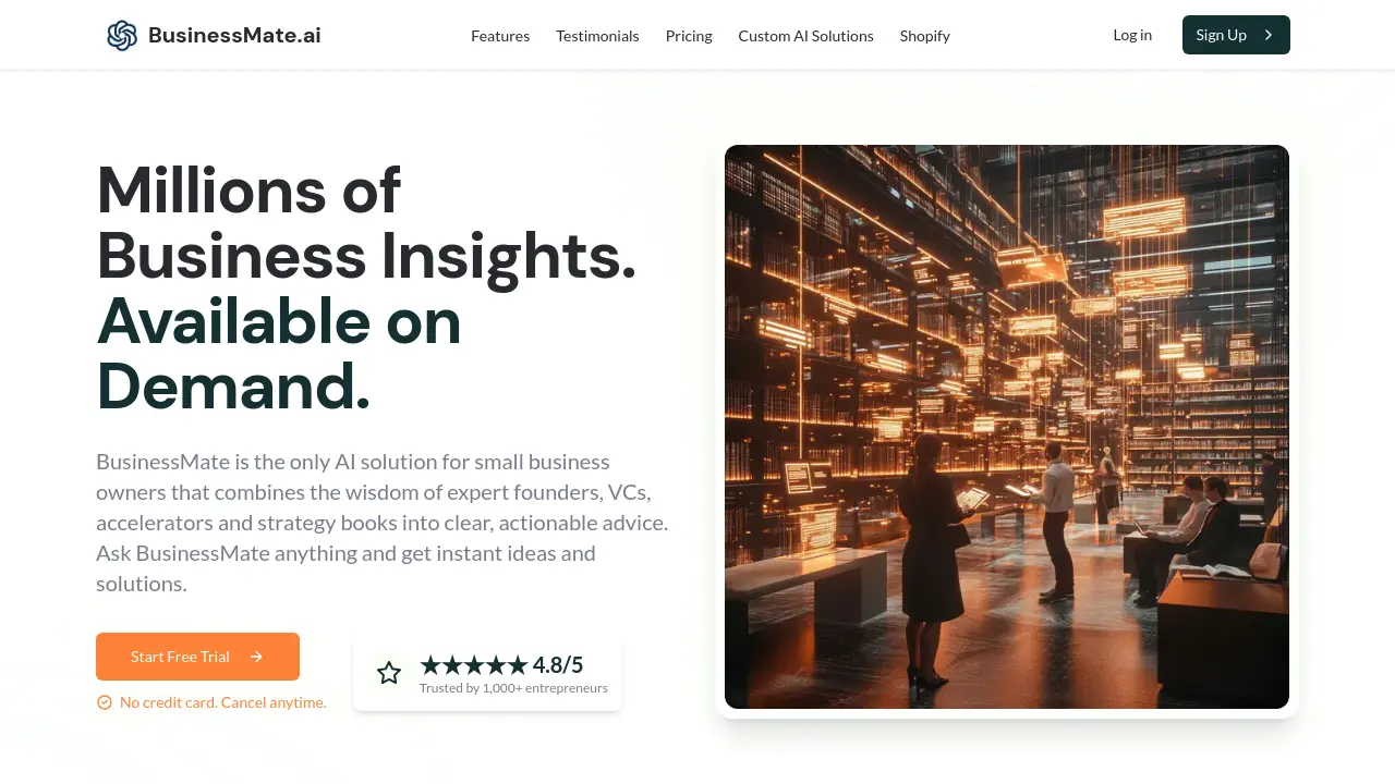 BusinessMate.ai screenshot