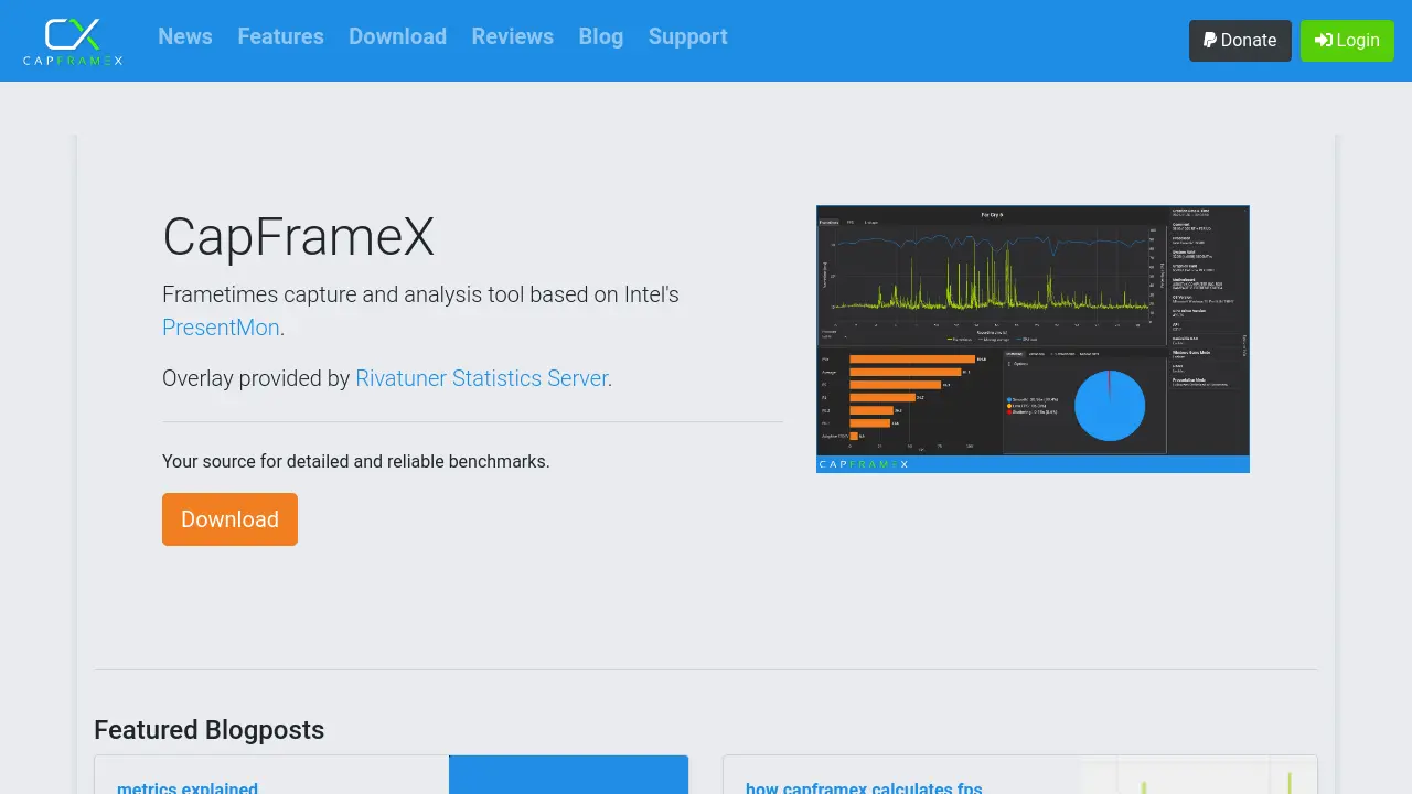 CapFrameX - Frametimes capture and analysis tool based on Intel's ...