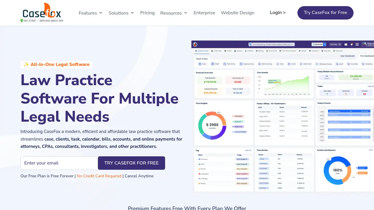 CaseFox - All-in-One Legal Practice Management Software