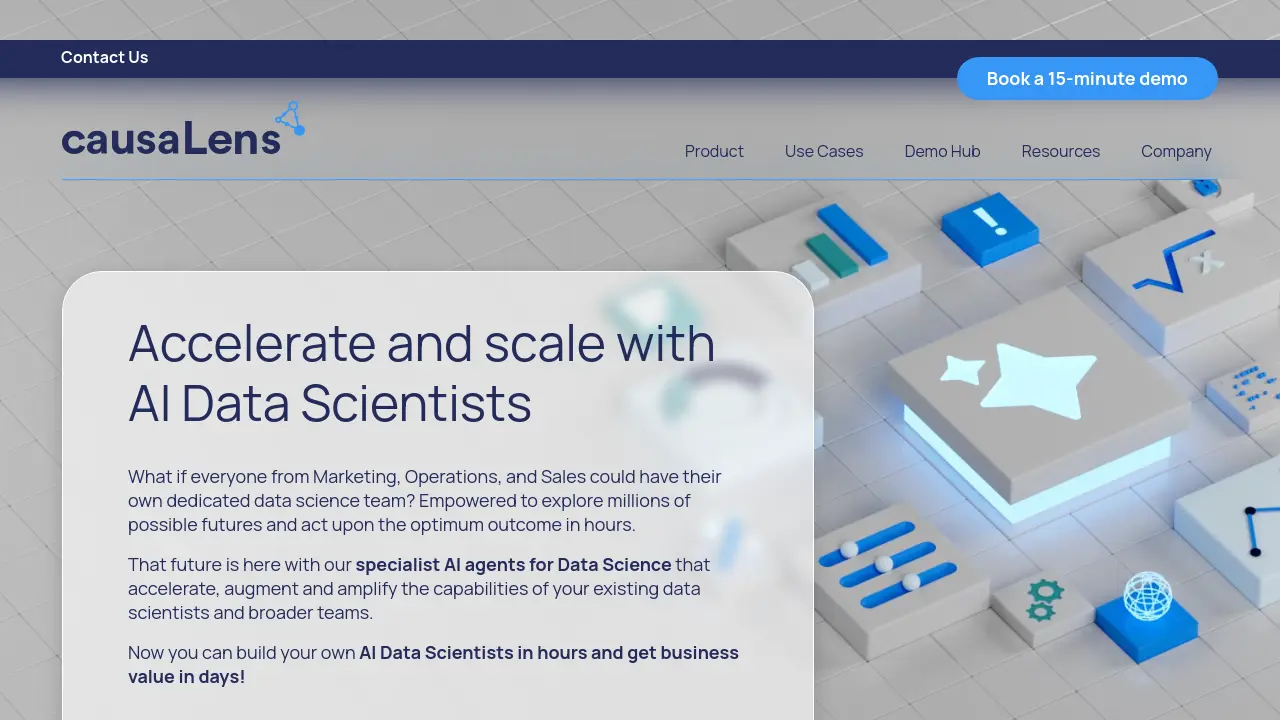 causaLens - Accelerate and Scale Data Science with AI Agents