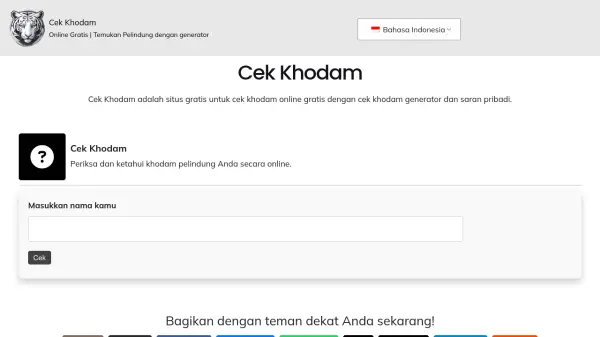 Cek Khodam