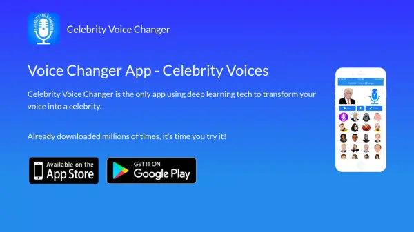 Celebrity Voice Changer