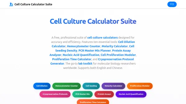 Cell Lab Calculator