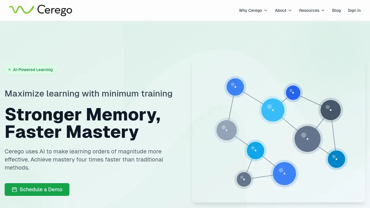 Cerego - AI-powered learning platform for faster mastery and lasting ...