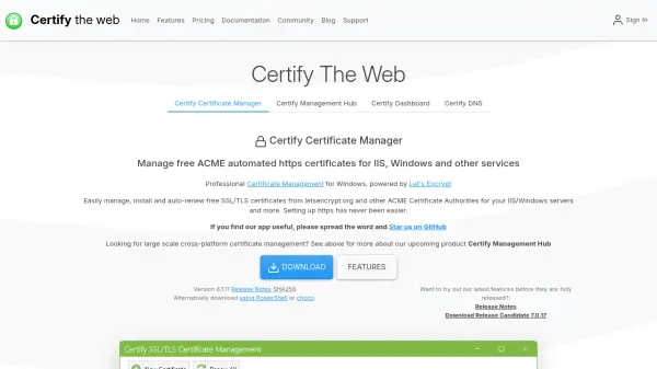 Certify the Web