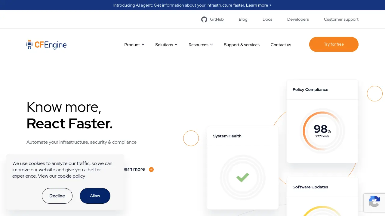 CFEngine AI - Automate your infrastructure, security, and compliance ...