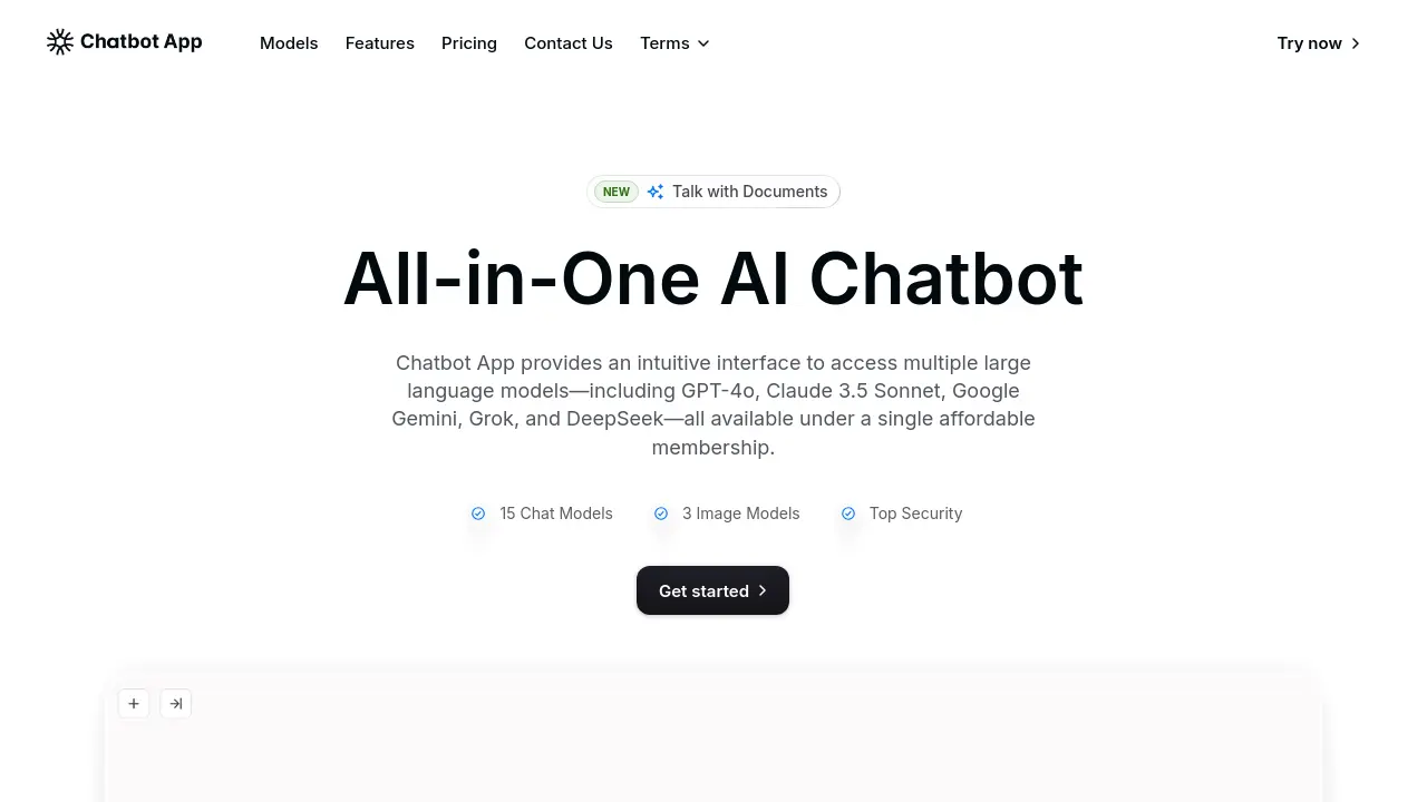 Chatbot App - All-in-One AI Chatbot