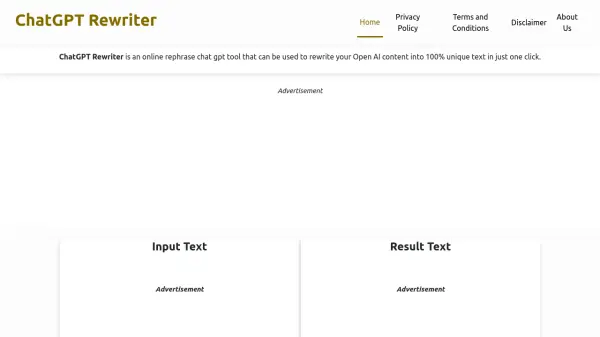 ChatGPT Rewriter