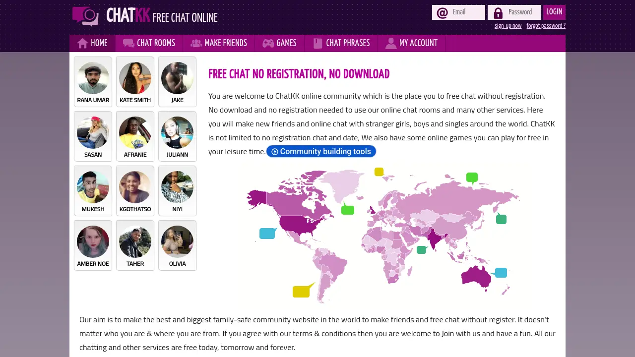 Chat No Sign In ChatKK - Free Online Chat Without Registration
