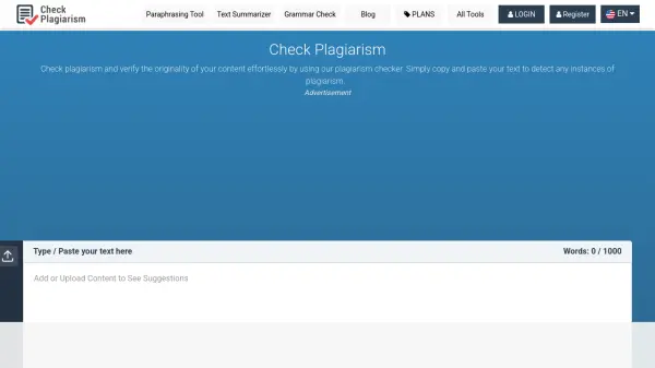 Check Plagiarism