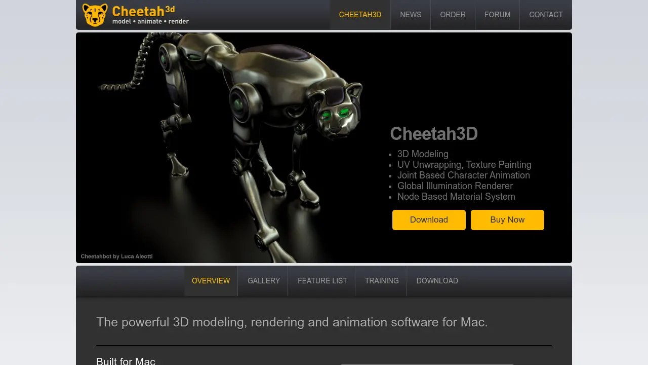 Cheetah3D - Powerful 3D modeling, rendering, and animation software ...