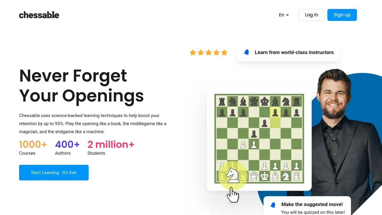 Chessable - Master Chess with Science-Backed Spaced Repetition