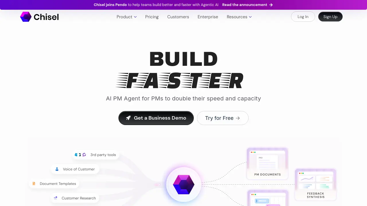 Chisel - AI PM Agent for PMs to double their speed and capacity
