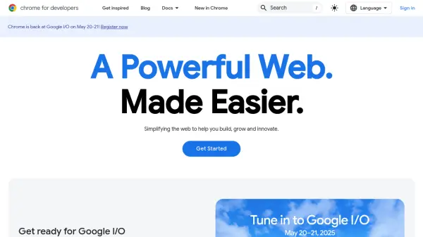 Chrome for Developers