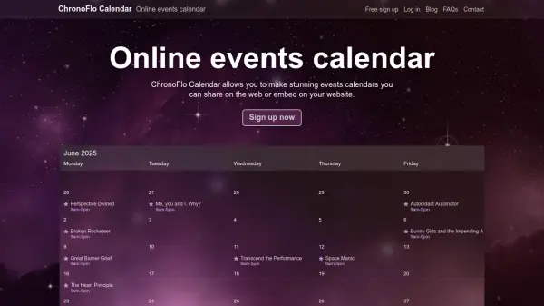 ChronoFlo Calendar
