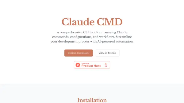 Claude CMD