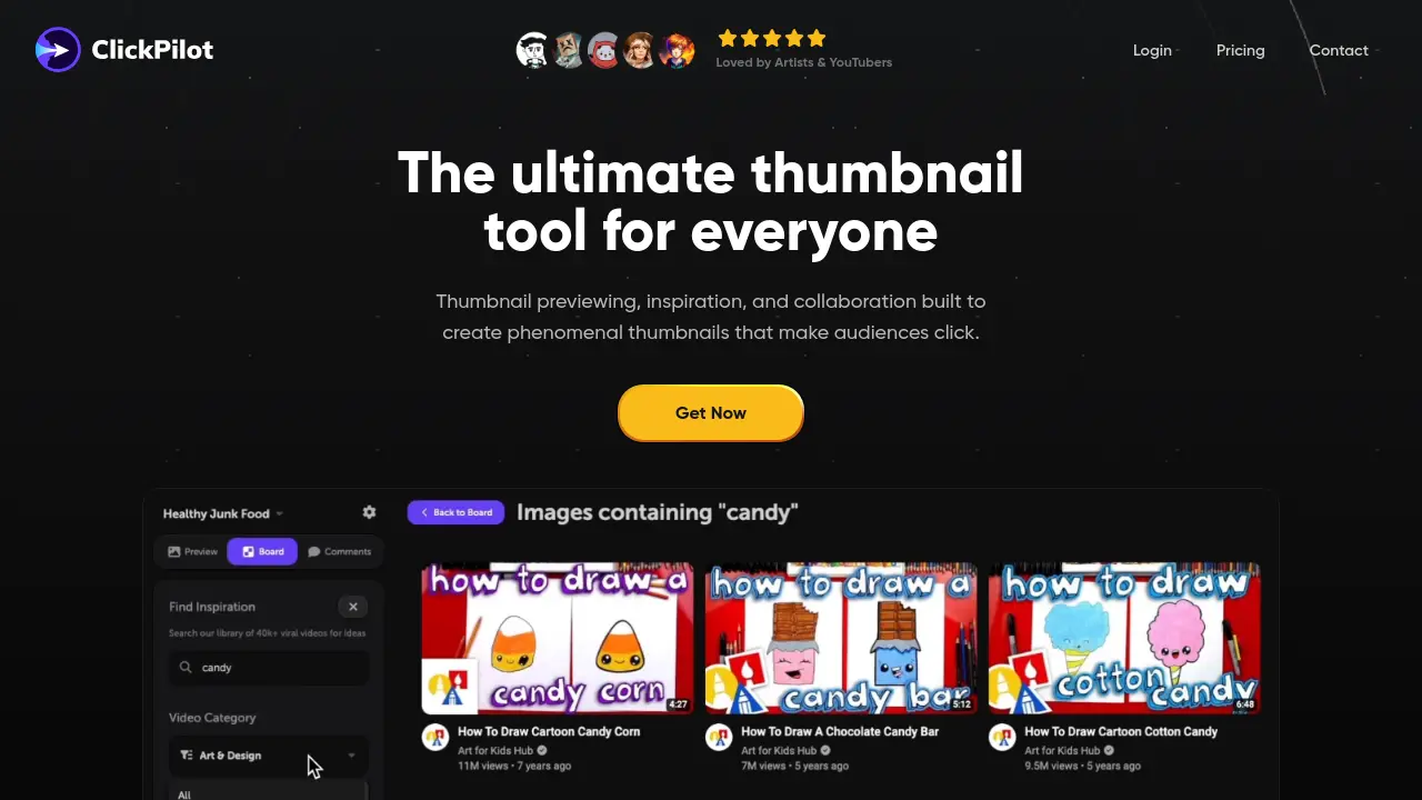 ClickPilot - The ultimate thumbnail tool for everyone