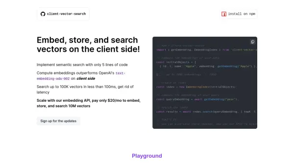 client-vector-search