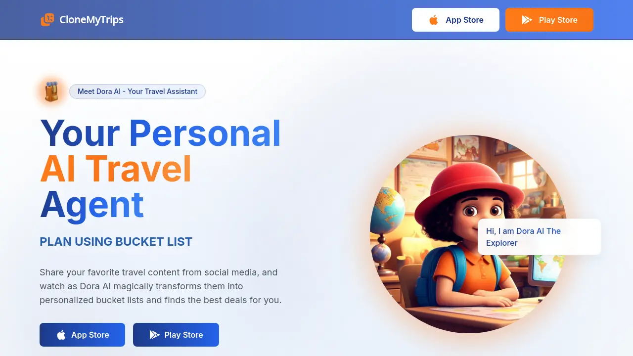 CloneMyTrips screenshot