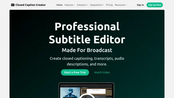 Closed Caption Creator