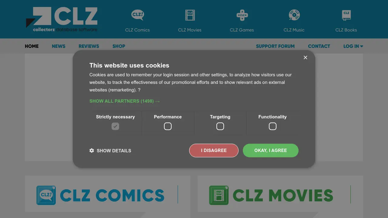 Icon Collect Database CLZ - The collection database software for cataloging your media