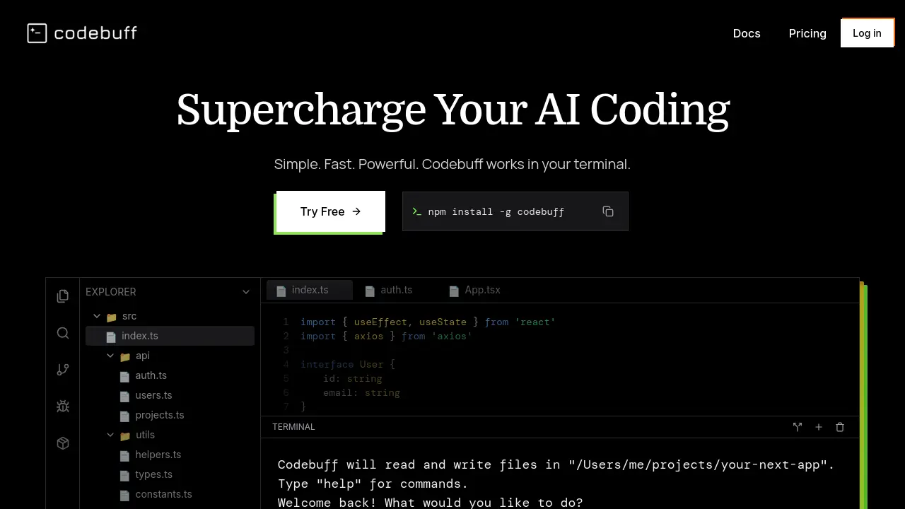 Codebuff - Supercharge Your AI Coding