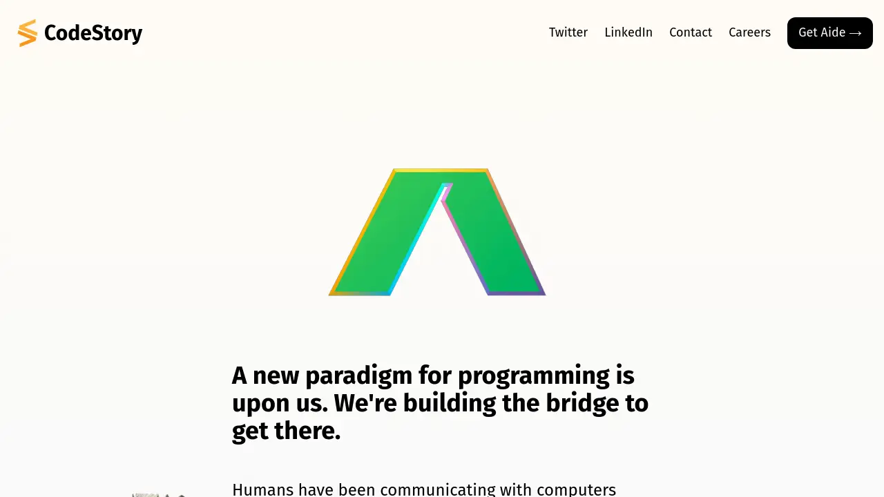 CodeStory - Reimagining programming interfaces for the AI era