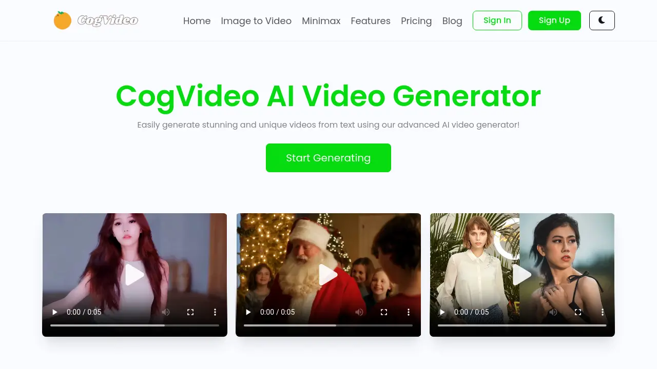CogVideo screenshot