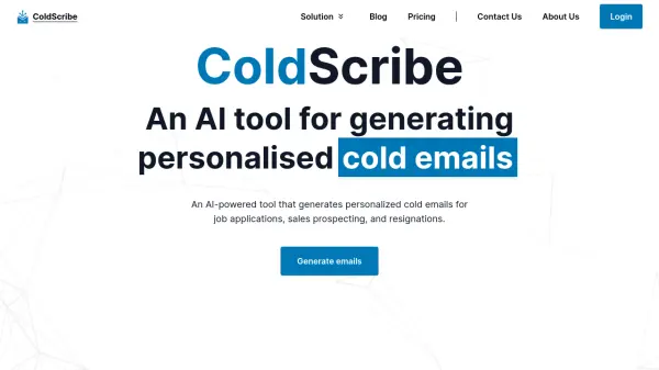 ColdScribe