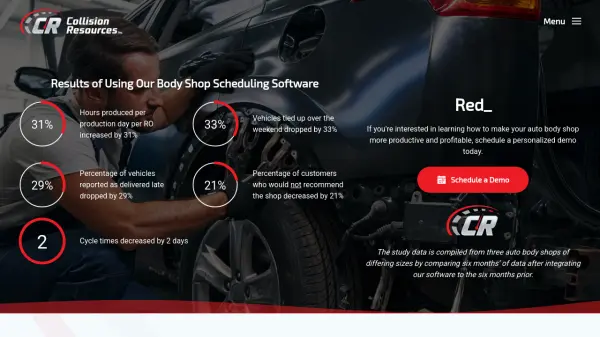 Collision Resources Body Shop Software
