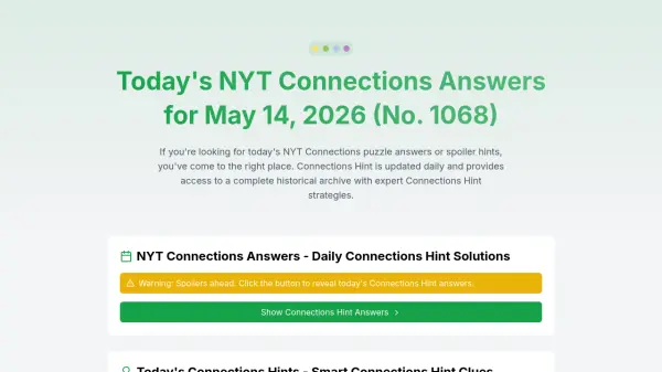 Connections Hint
