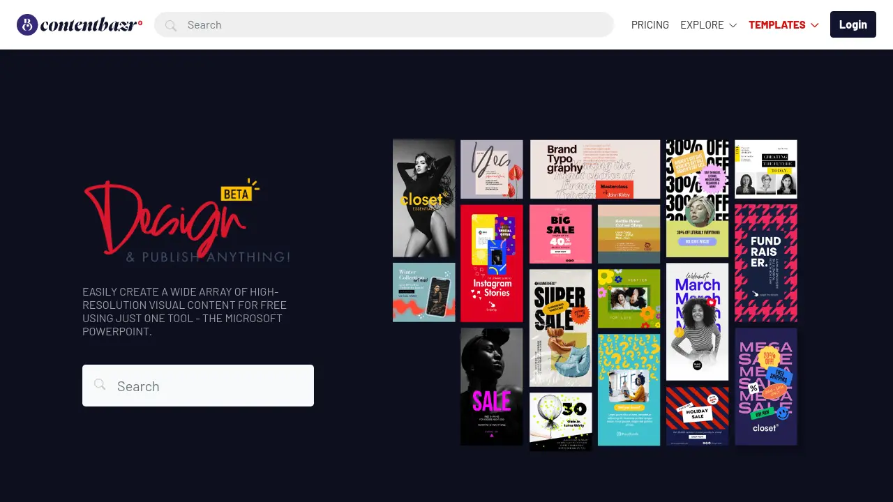 ContentBazr screenshot