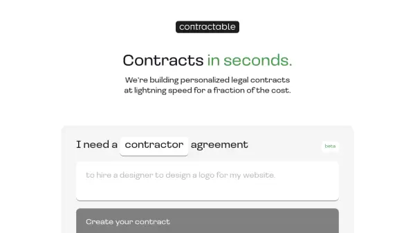 Contractable