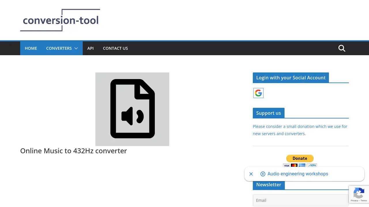 Conversion-Tool.com - Free online conversion tools for audio, documents ...