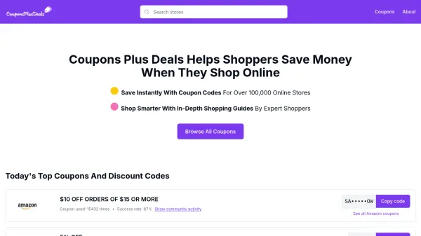 Coupons Plus Deals