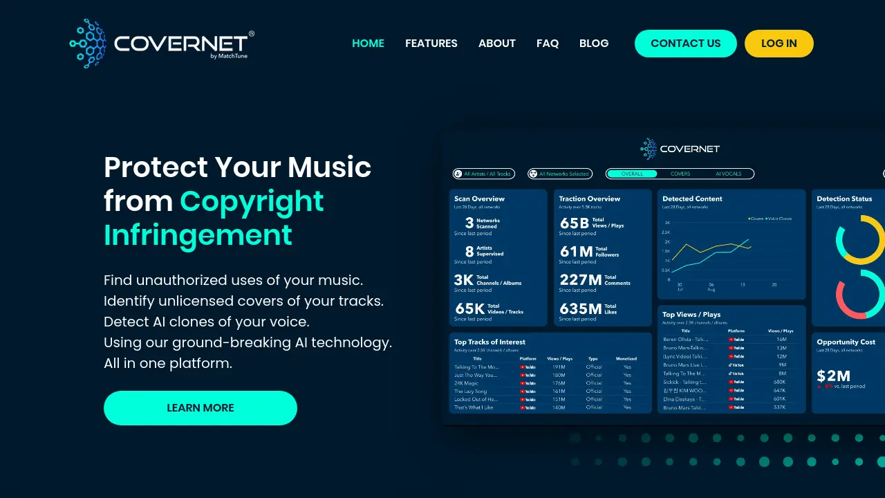 CoverNet - Protect Your Music from Copyright Infringement with AI ...