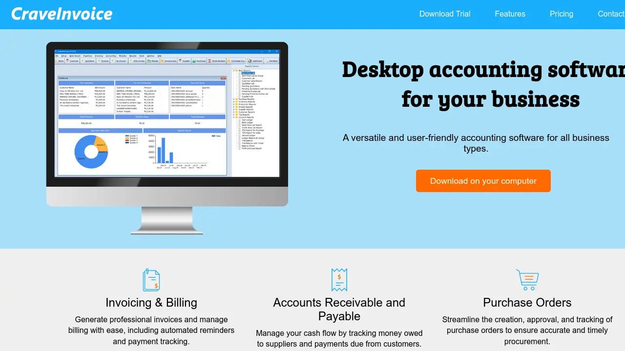 CraveInvoice - Desktop and Cloud-Based Accounting Software for Businesses