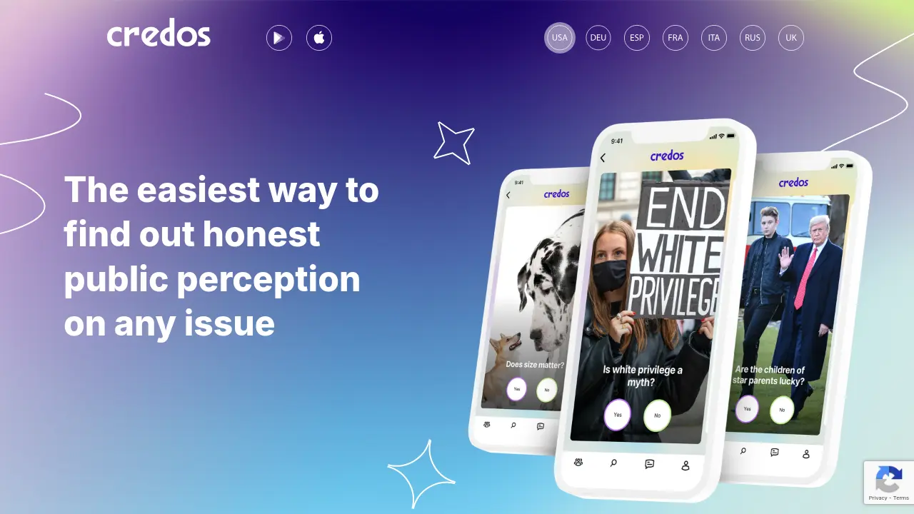 CredosApp - The easiest way to find out honest public perception on any ...
