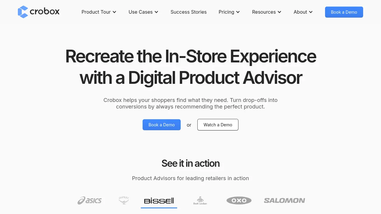 Crobox - AI Digital Product Advisor for Enhanced eCommerce Conversions