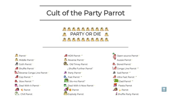 Cult of the Party Parrot
