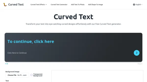 Curved Text