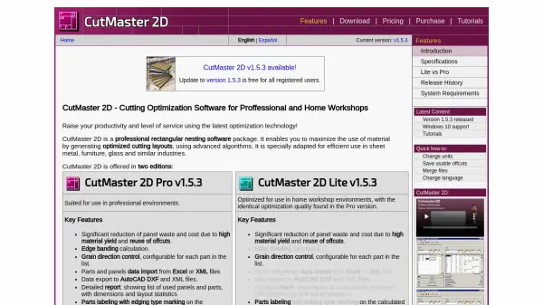 CutMaster 2D