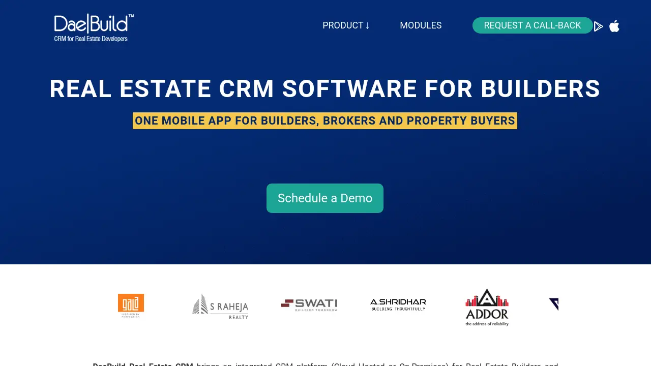 DaeBuild CRM - Real Estate CRM Software for Builders