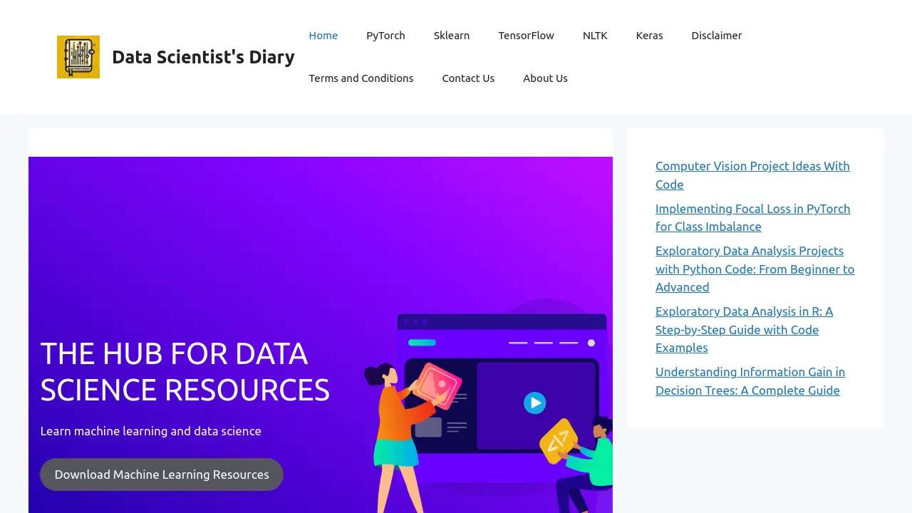 Data Scientist's Diary - The Hub for Data Science Resources