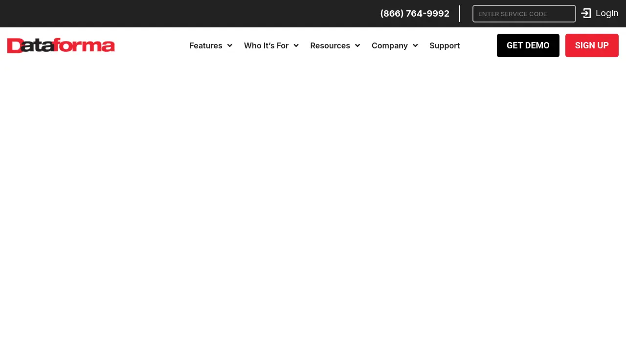Dataforma - All-In-One Field Service Management Software for Commercial ...