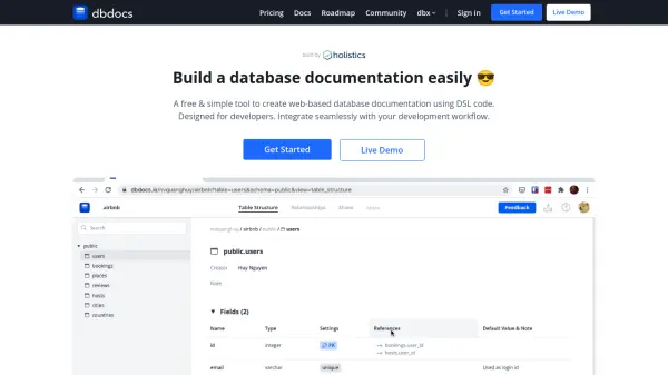dbdocs