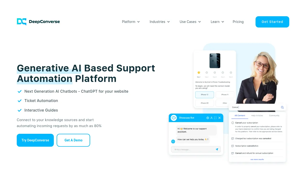 DeepConverse - AI-driven Support Automation Platform for Faster ...