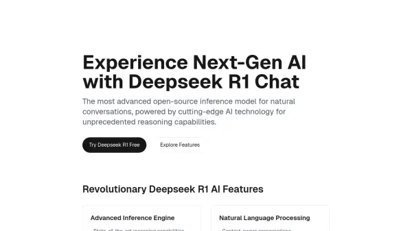 Deepseek R1 Chat