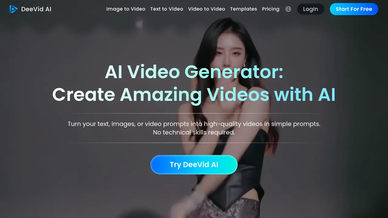 DeeVid AI screenshot