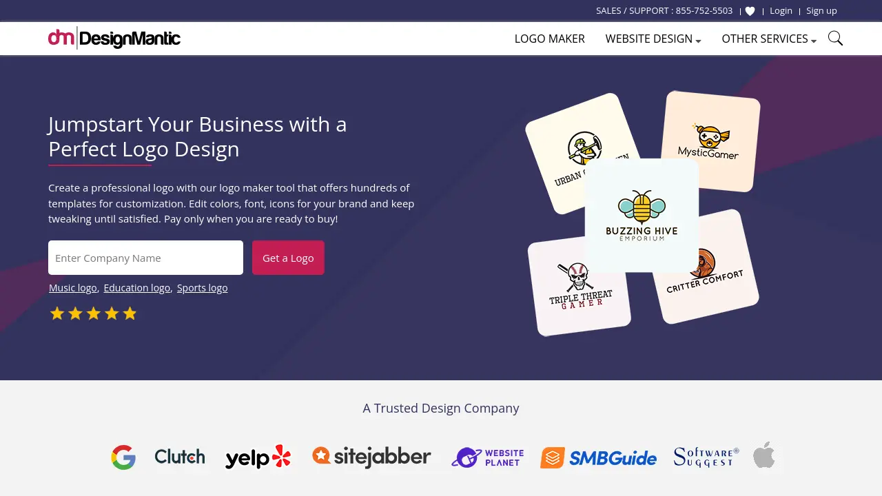 DesignMantic - AI-Powered Logo Maker and Brand Identity Design Platform